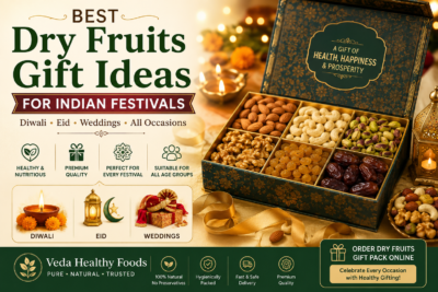 dry fruits gift ideas India festivals – festive hampers by Veda Healthy Foods